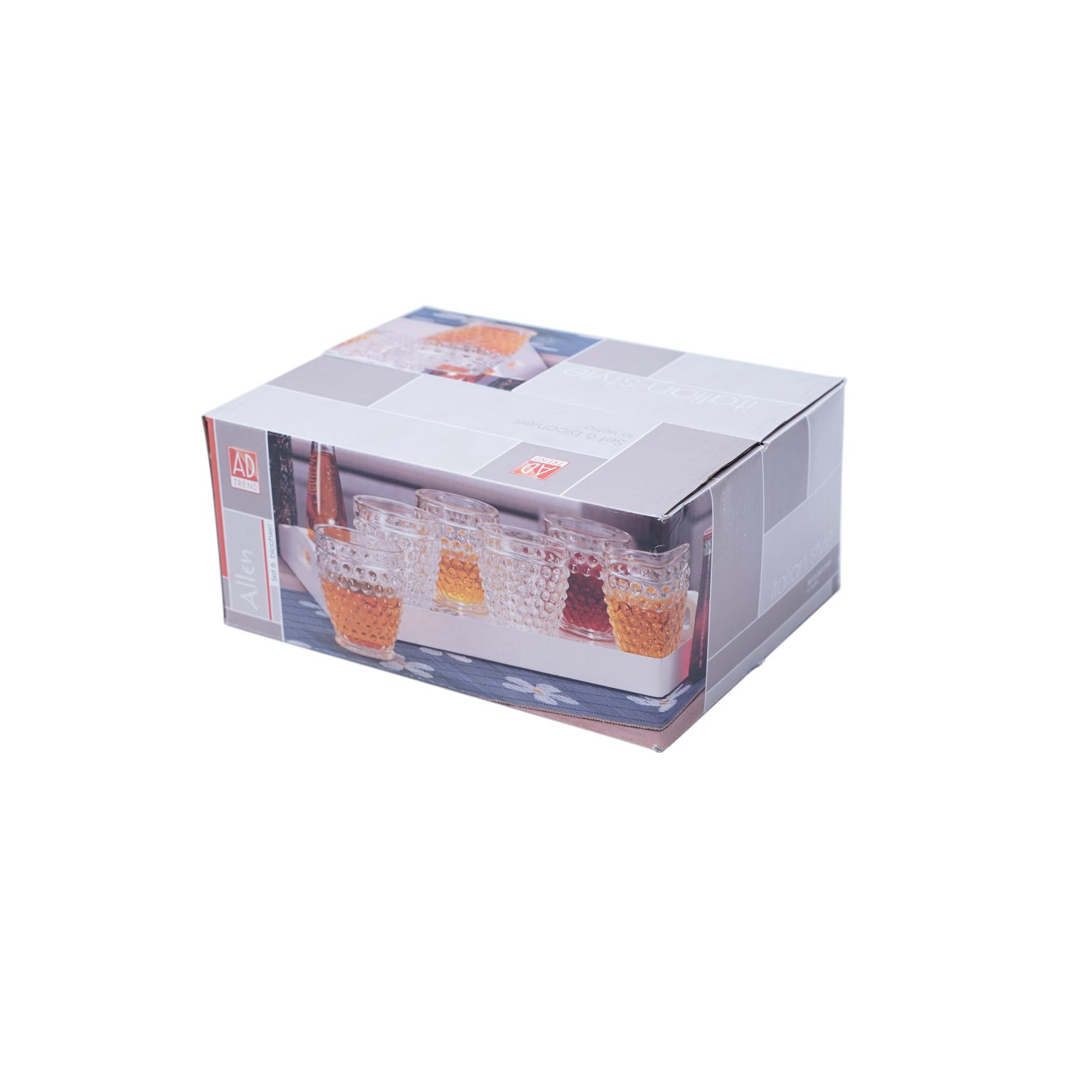 Set 6 pahare, capacitate 320ml, diametru 105mm, inaltime 90mm