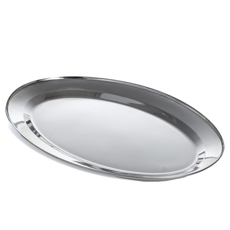 Tava ovala, din inox, dimensiuni 390x265mm