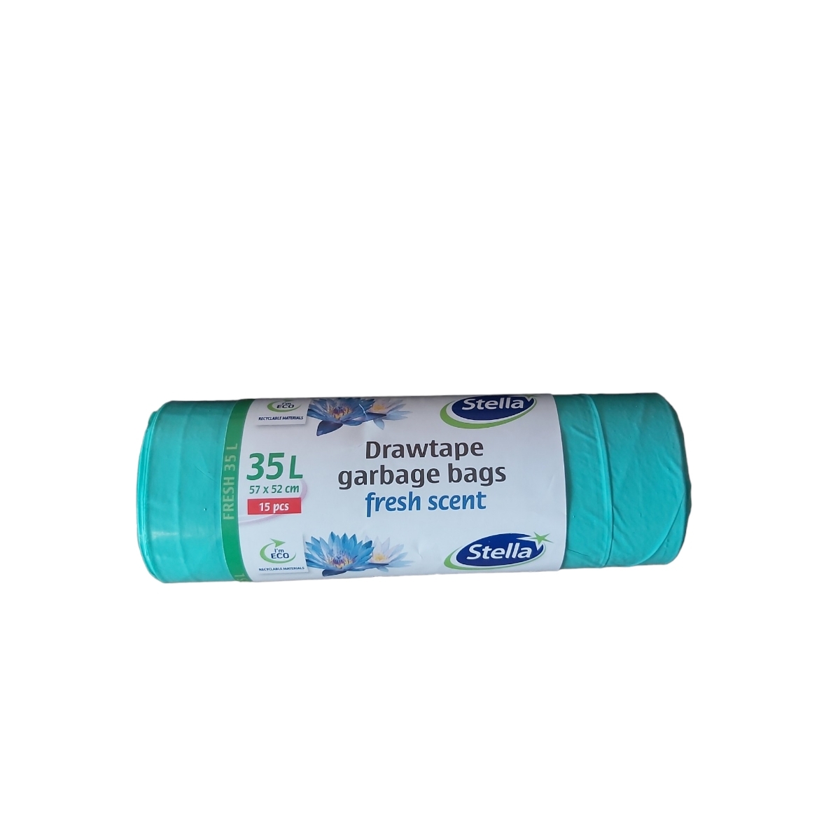 STELLA SACI MENAJ PARFUMATI CU SNUR FRESH 35L 15BUC/ROLA