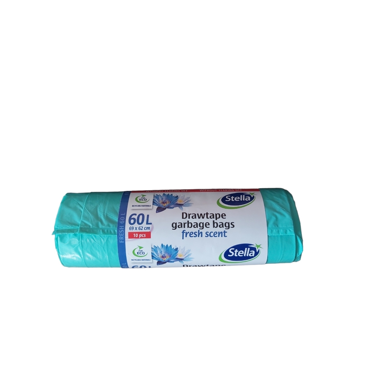 STELLA SACI MENAJ PARFUMATI CU SNUR FRESH 60L 10BUC/ROLA