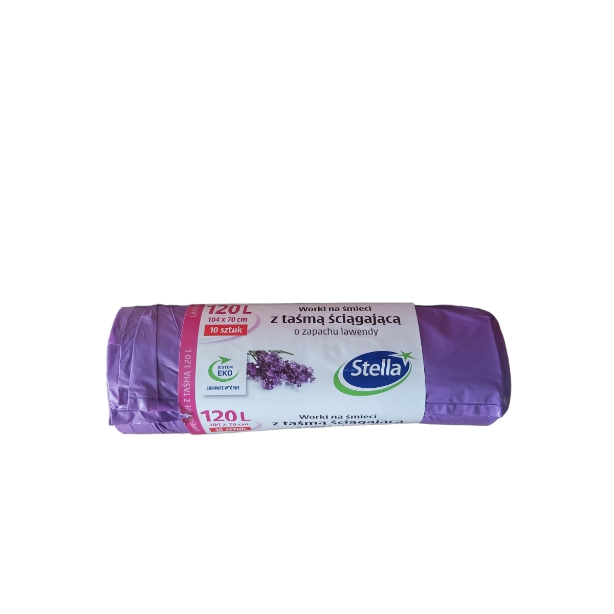 STELLA SACI MENAJ PARFUMATI CU SNUR LAVANDA 120L 10BUC/ROLA