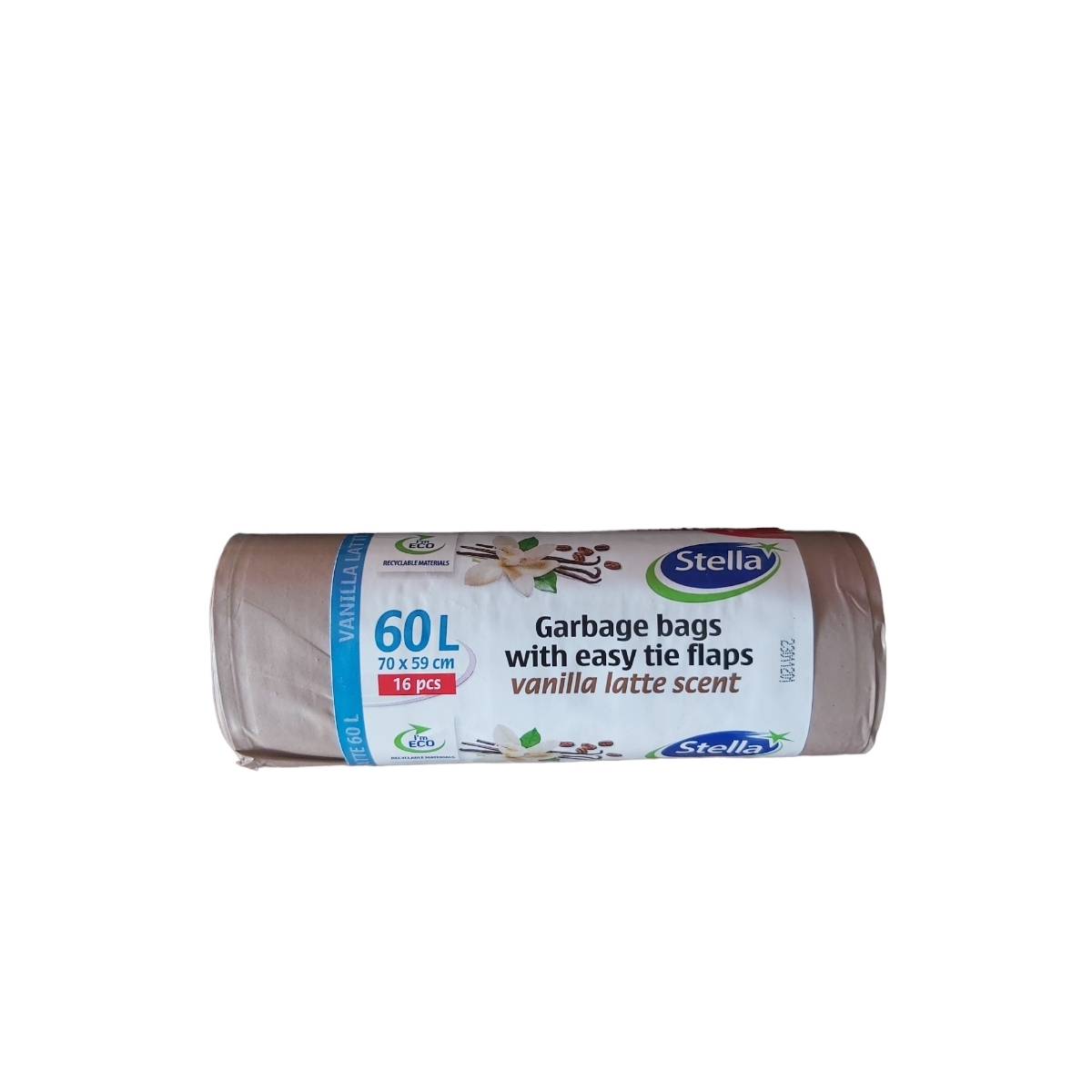 STELLA SACI MENAJ PARFUMATI VANILIE&LATTE 60L 16BUC/ROLA