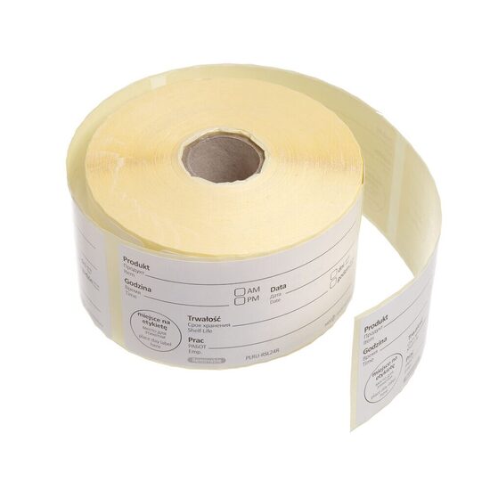 Sticker reutilizabil pt siguranta alimentelor USE FIRST, HENDI, 500 buc. rola, diam. 50mm RO - BG - EN