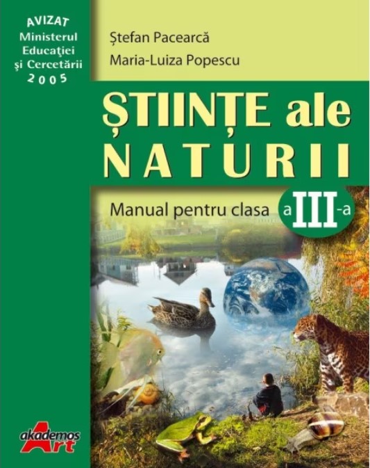Stiinte ale naturii. Manual pentru clasa a III-a - Stefan Pacearca