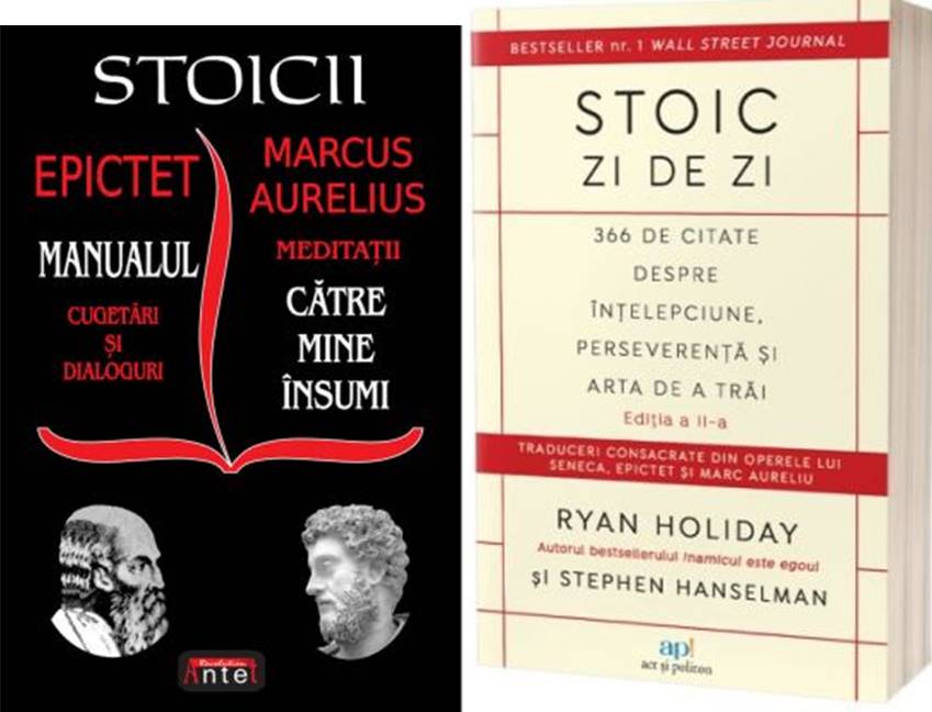 Pachet Stoicii si Stoic zi de zi - Cugetari, dialoguri si citate