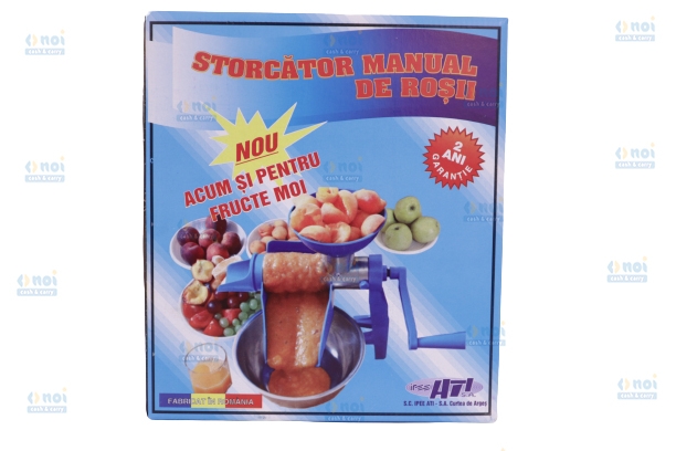 STORCATOR MANUAL DE ROSII/FRUCTE SMR-01