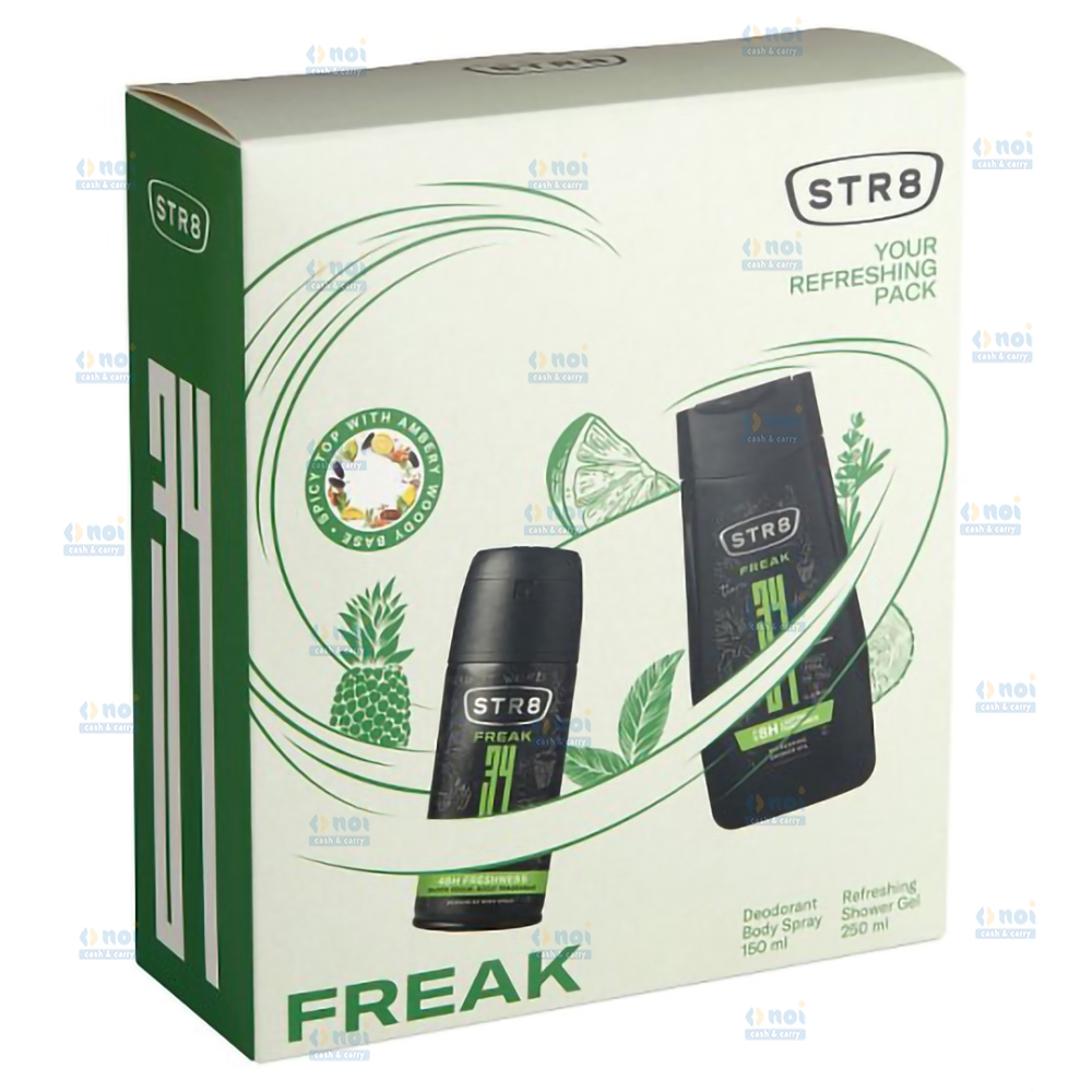 STR8 FR34K DEO SPRAY150+GEL DE DUS250 SET CADOU