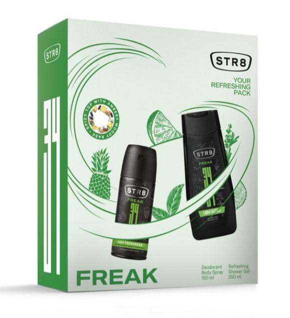 STR8 FR34K DEO SPRAY150+GEL DE DUS250 SET CADOU