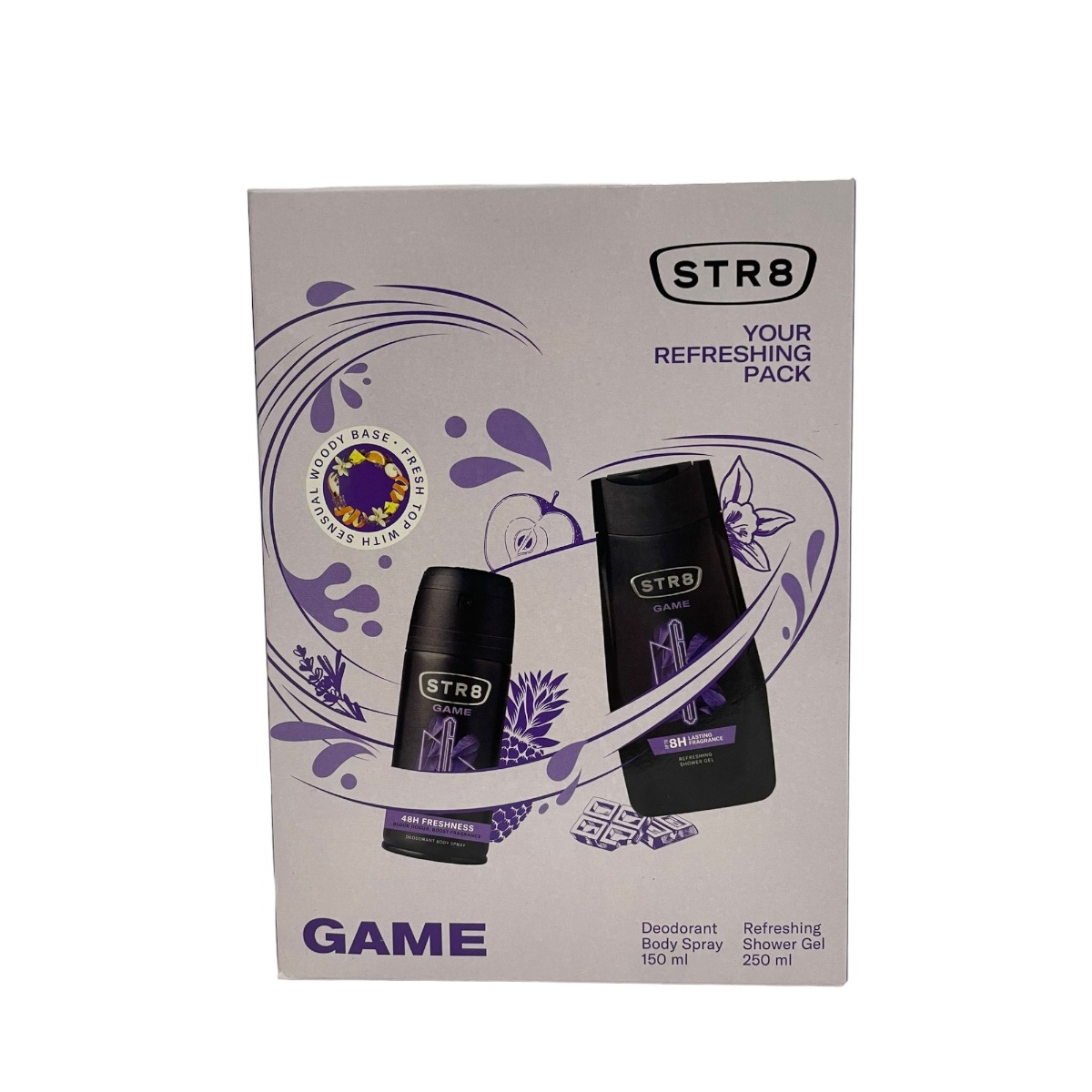 STR8 GAME DEO SPRAY150+GEL DUS250 SET CADOU