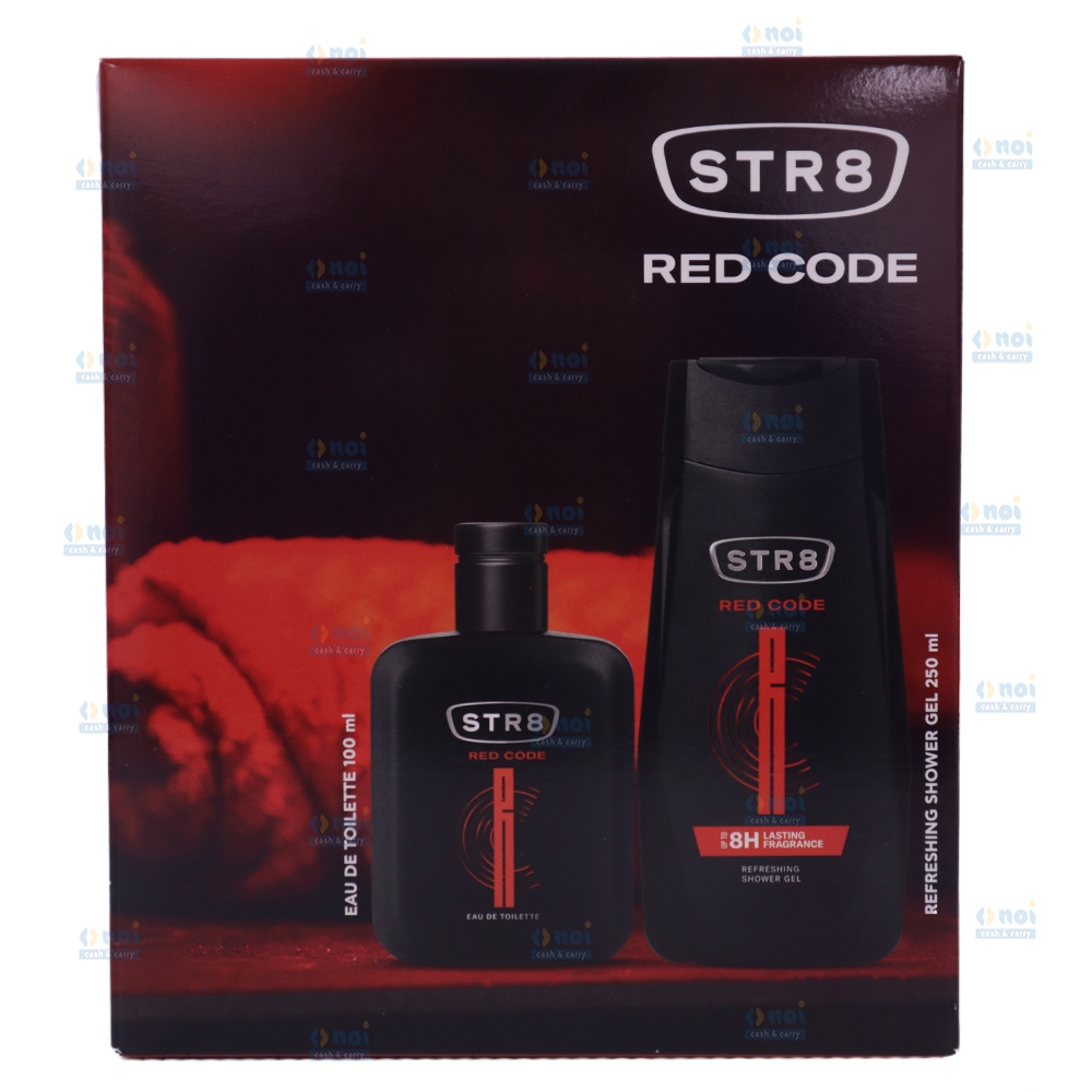 STR8 RED CODE EDT100+GEL DUS250 SET CADOU