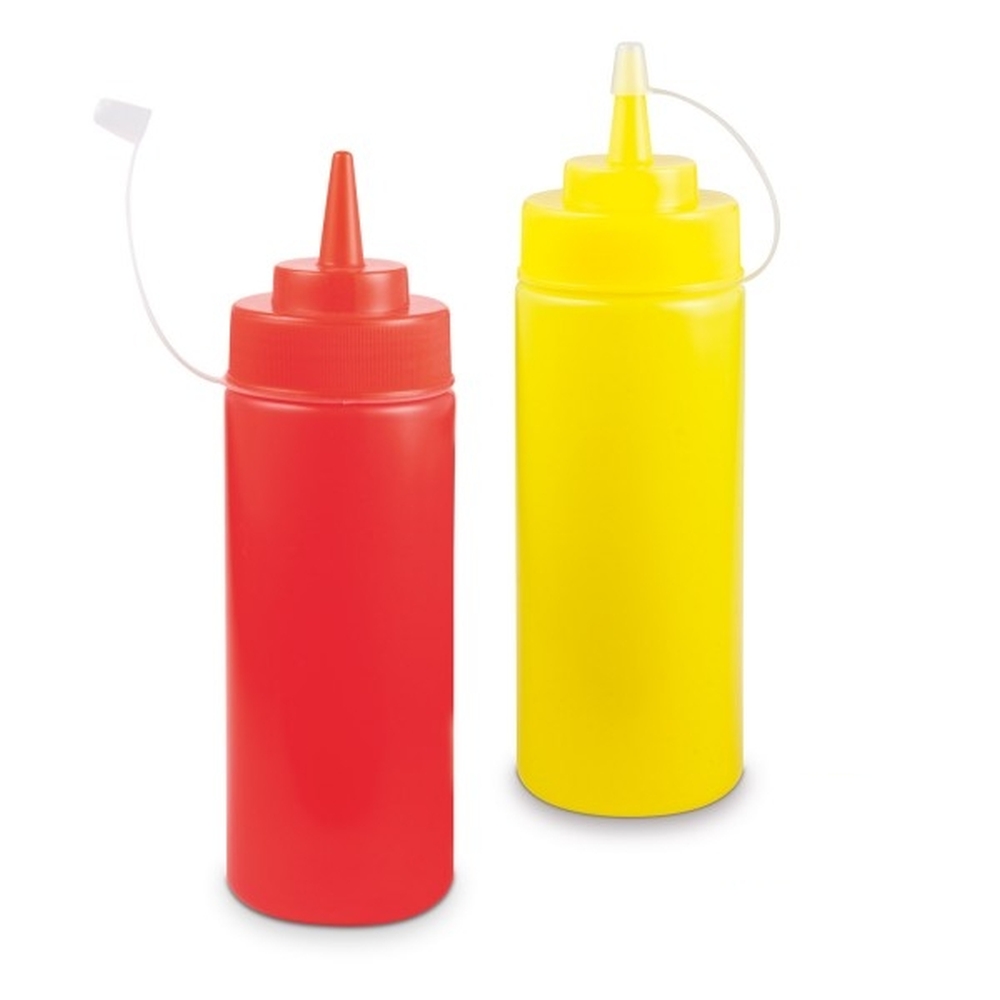 Flacon dozator, capacitate 240ml, culoare galbena