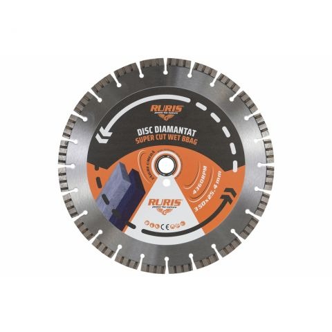 Disc Ruris Super Cut Wet Bbag 350X25.4