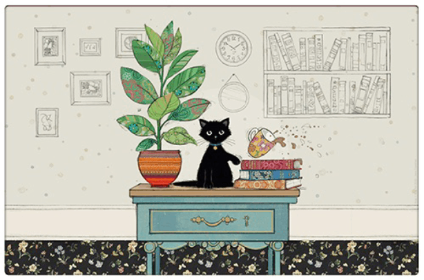 Suport pentru farfurie Bug Art Chaton Bureau Bug Art bej Kiub
