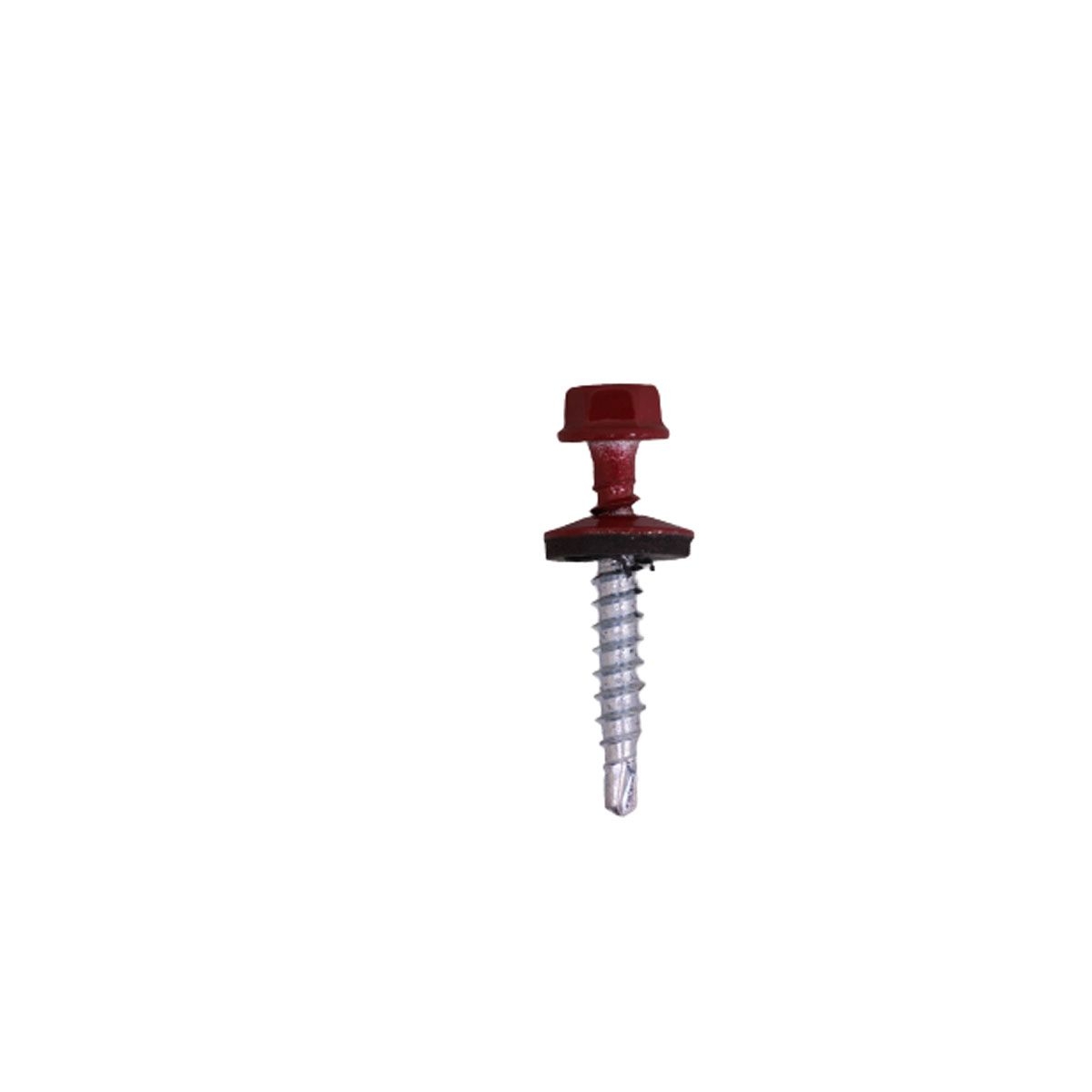 SURUB VOPSIT DIN 7504K-R + EPDM 14MM -4.8X35 RAL 3011 -250BUC/CUTIE (199.54.3011 16629)