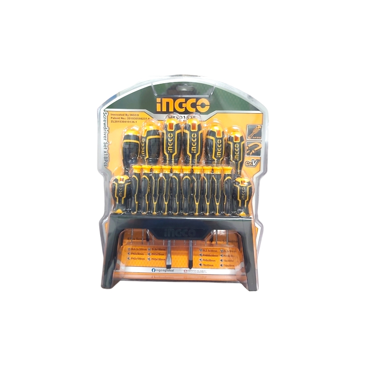 SURUBELNITA PRECIZIE SET CR-V 18PCS HKSD1828