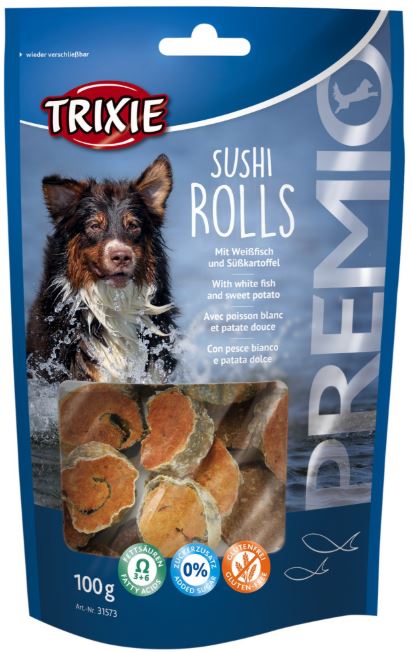 Recompense Pentru Caini, Premio, Rulouri De Sushi, 100 g, 31573