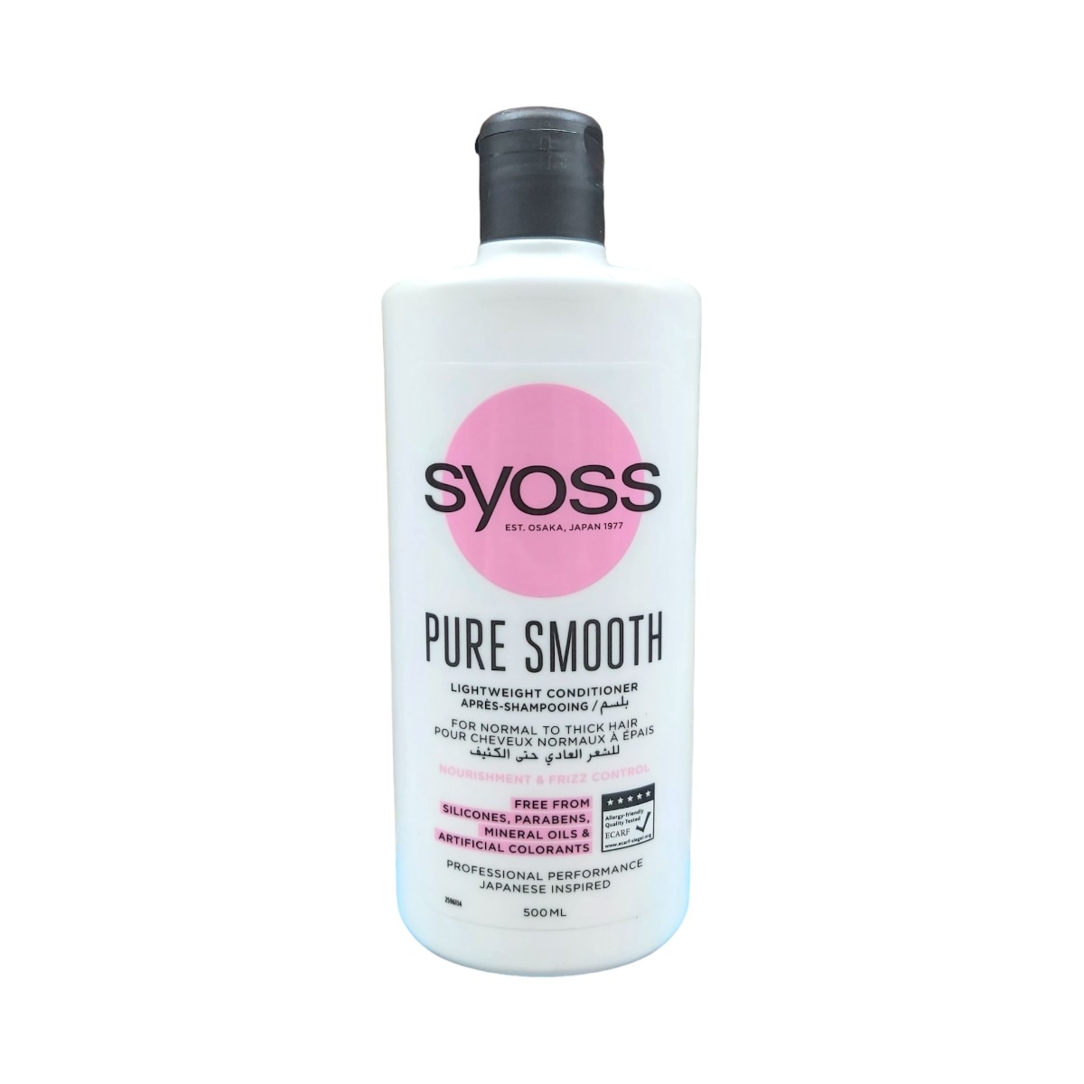 SYOSS BALSAM DE PAR PURE SMOOTH 500ML
