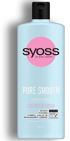 Syoss Sampon Micellar Pure Smooth, 500 ml