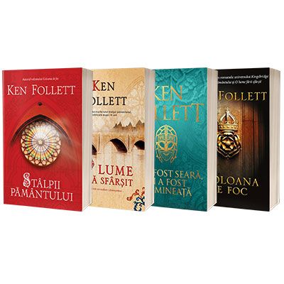 Seria Stalpii pamantului, compusa din 4 carti Ken Follett