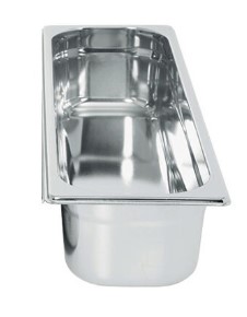 Tava Hendi Gastronorm GN 2/4 20 mm 1.2 lt - gama Profi Line, otel inoxidabil