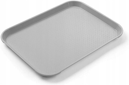 Tava servire fast food gri din polipropilena Hendi 265x345x(h)20 mm