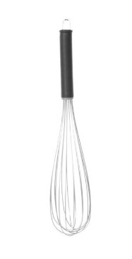 Tel bucatarie tip French , 8 fire rigide din inox cu maner nylon, 23 cm, Hendi