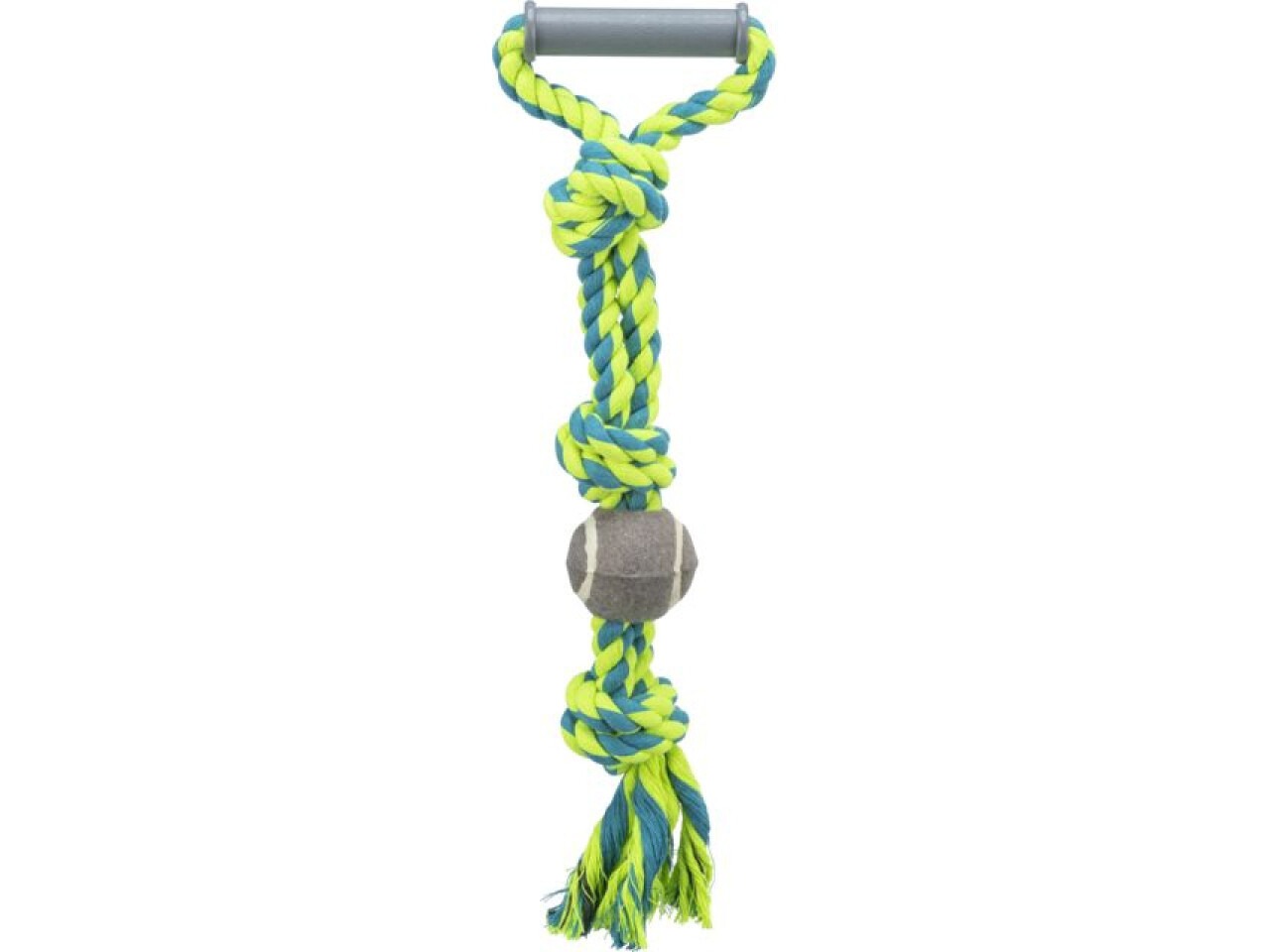 Trixie Jucarie Pentru Caini, Sfoara Cu Maner Si Minge Tenis, 6/50 cm, 3280