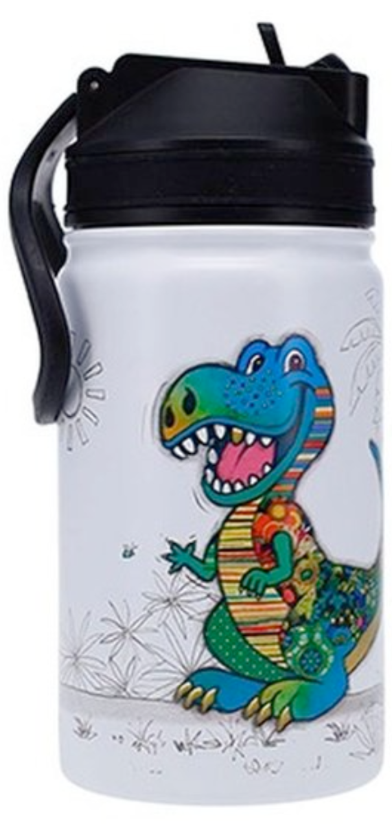 Termos cu pai Bug Art Dino Multicolor 350 ml Kiub