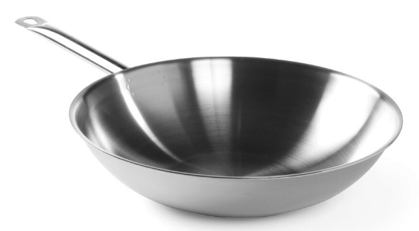 Tigaie wok fara capac, Hendi, ø360x(H)90mm