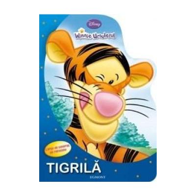 Tigrila (Carte de colorat cu sabloane)