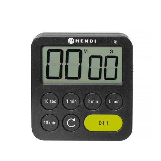 Timer digital HENDI, Negru, 82x20x(H)88mm