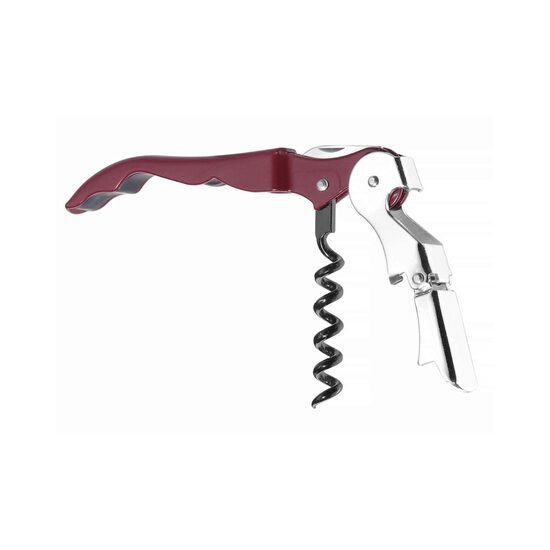 Tirbuson sticle de vin si desfacator sticle, 12 cm, otel, Hendi