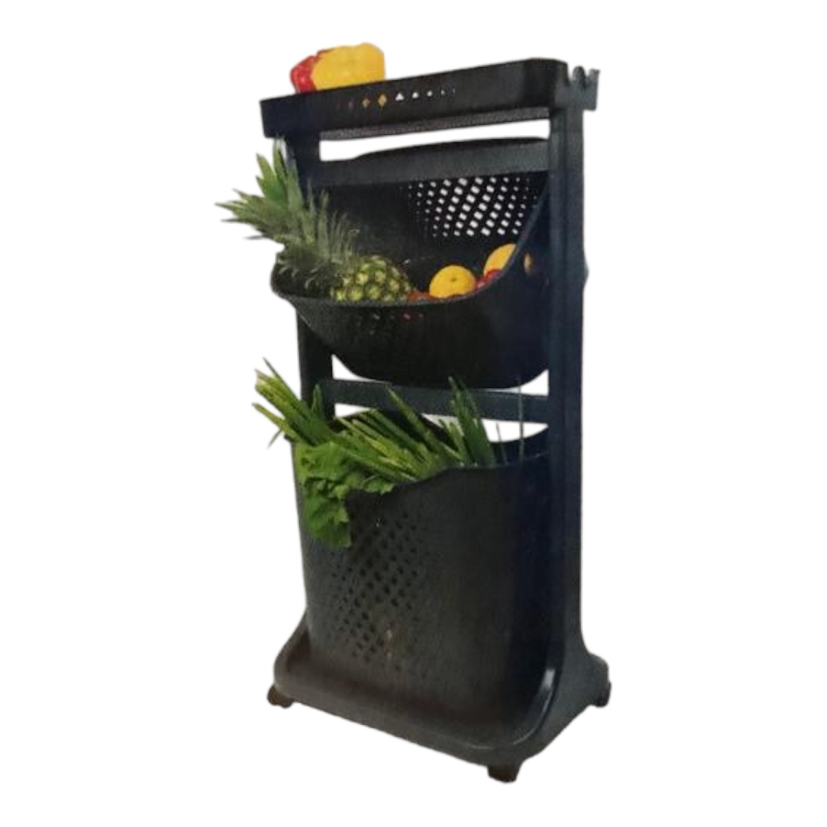 TITIZ RAFT CU ROTI SI 3 COSURI DIVERSE CULORI 43.7x33.2x81 CM TP-748.01/TP-748.04