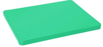 Tocator verde, 60x40x(H)1.8 cm, Hendi, din polietilena de densitate mare HDPE 500, respecta normele de igiena HACCP