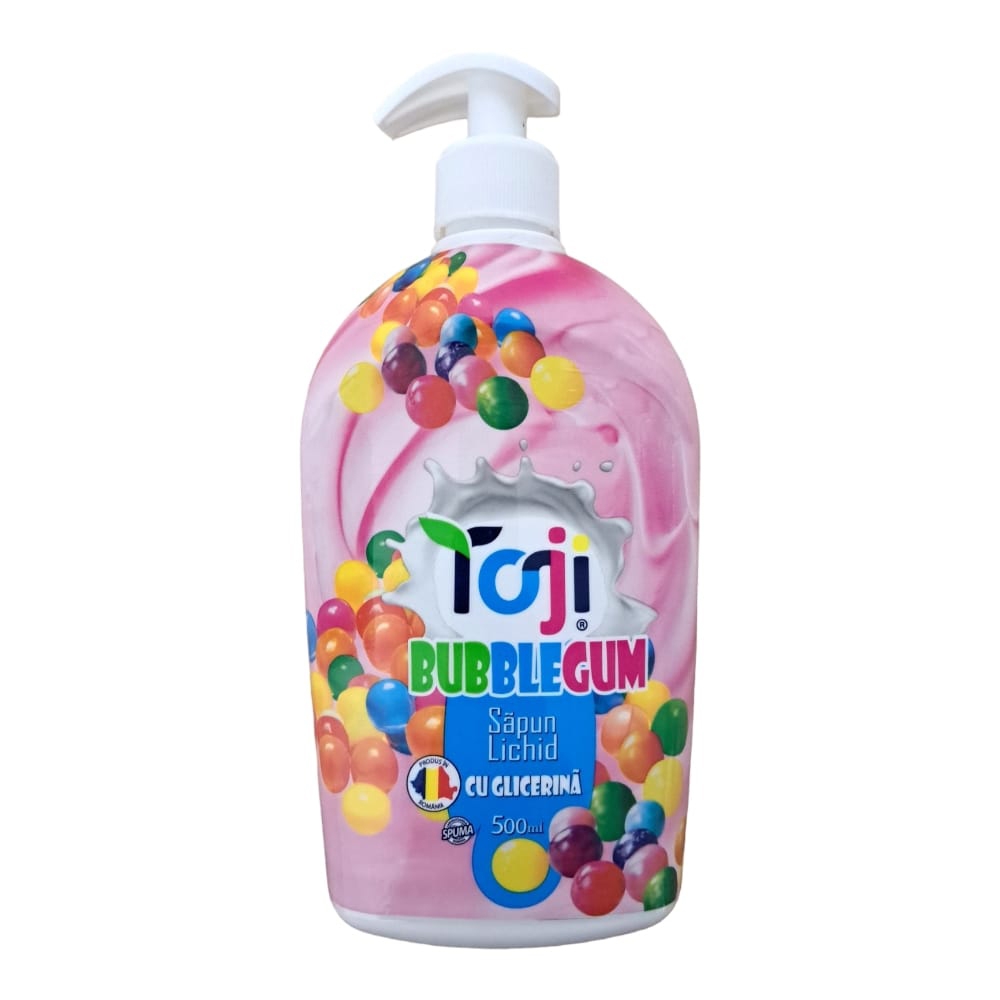 TOJI SAPUN LICHID CU GLICERINA 500ML BUBBLEGUM