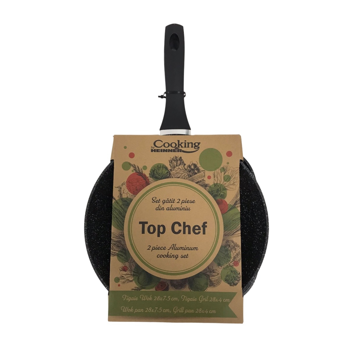 TOP CHEF SET GATIT 2 PCS  HR-BET-2GW
