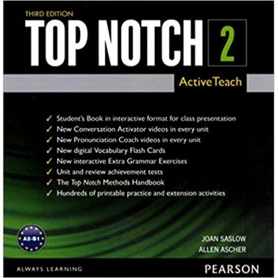 Top Notch 3e Level 2 Teachers’ ActiveTeach Software - Joan Saslow