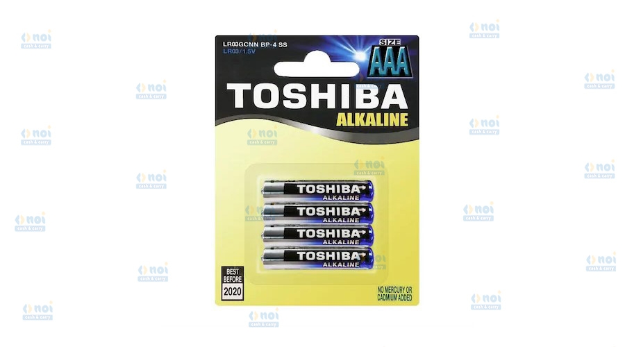 TOSHIBA BATERII ALK R3 AAA 4BUC/BLISTER