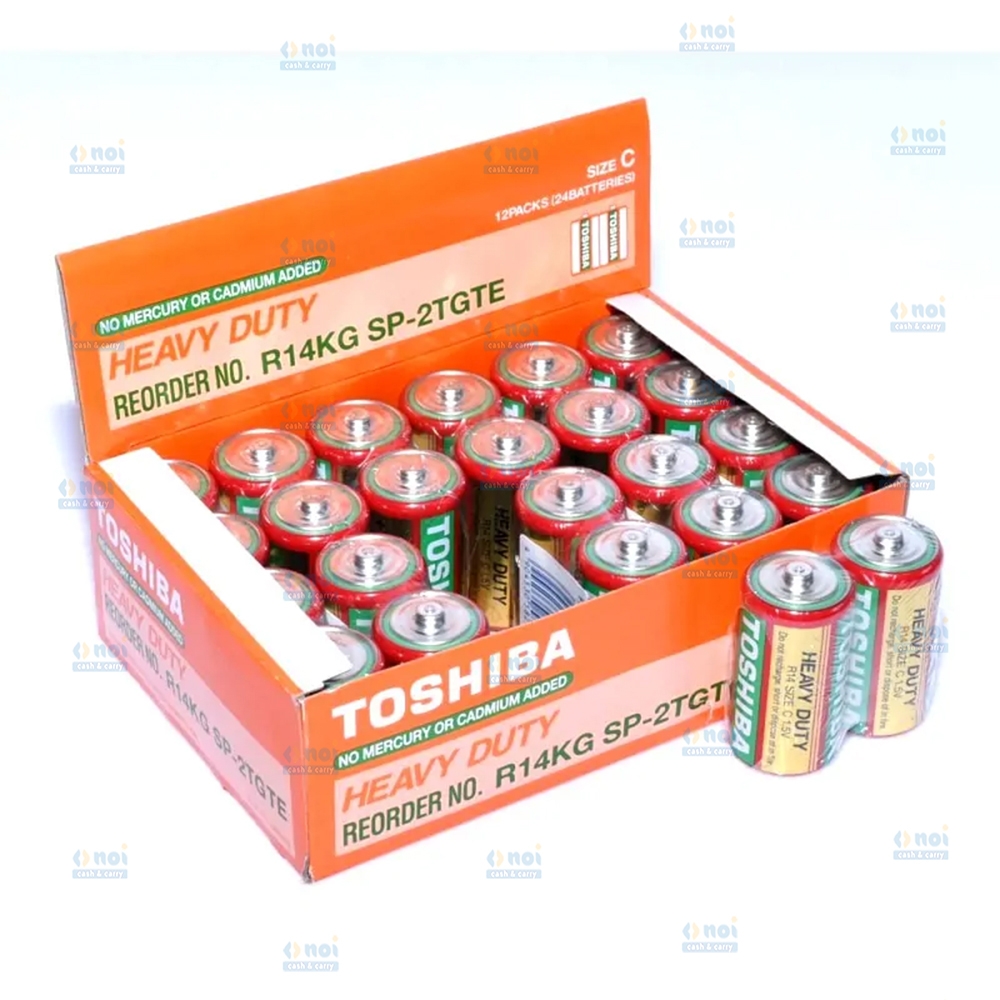 TOSHIBA BATERII ZN R14 1.5V 24BUC/SET