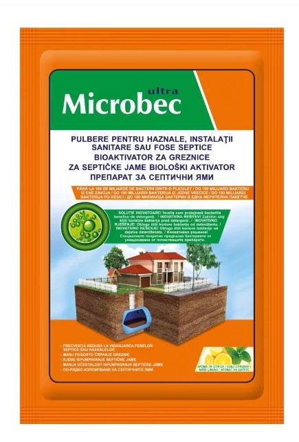 MICROBEC TRATAMENT PULBERE  INSTALATII HAZNALE SI FOSE SEPTICE  25G
