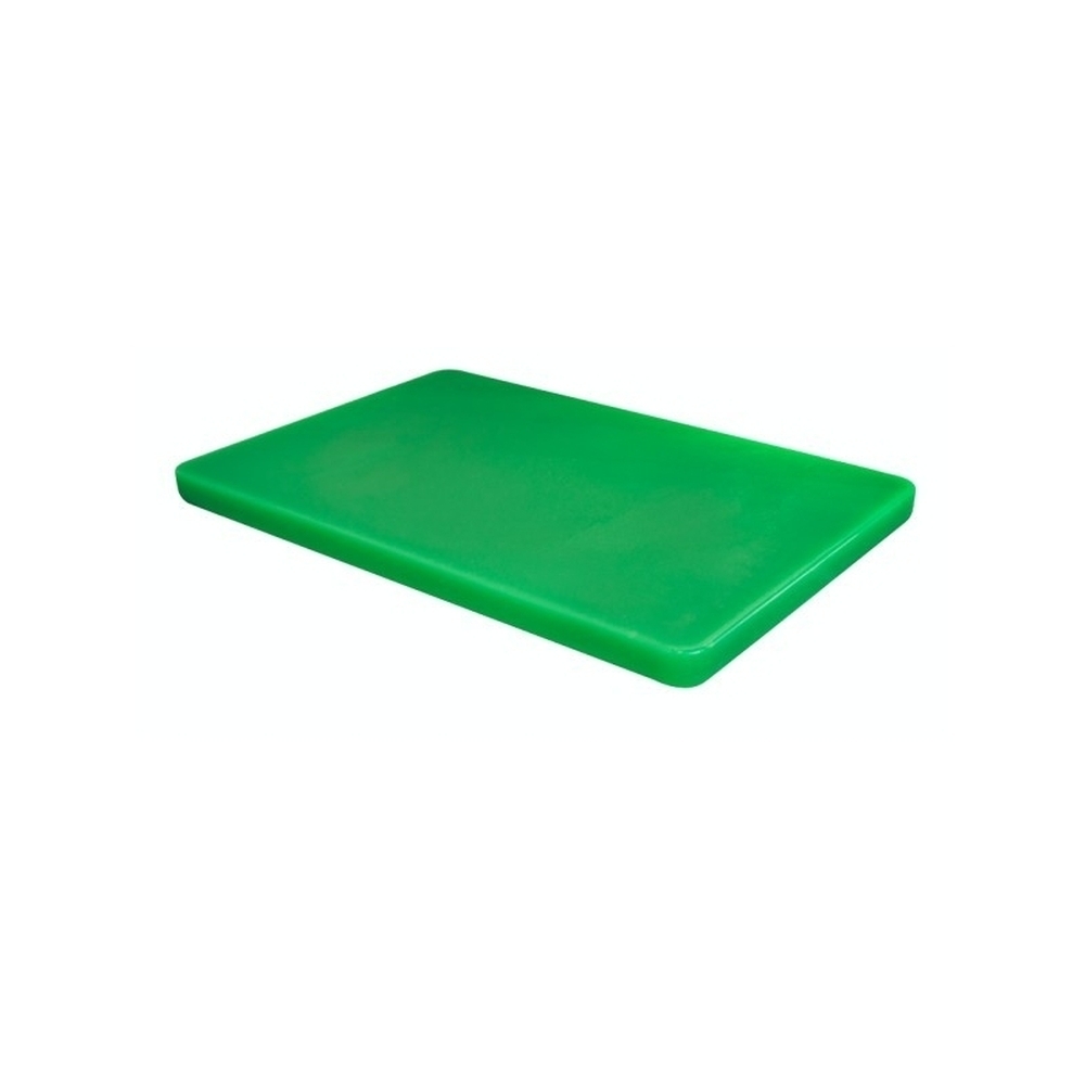 Tocator bucatarie profesional din polietilena, culoare verde, dimensiuni 450x300x15mm