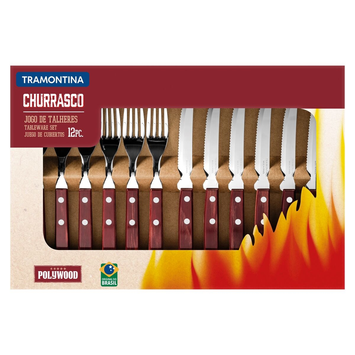 Set 12 tacamuri gama POLYWOOD