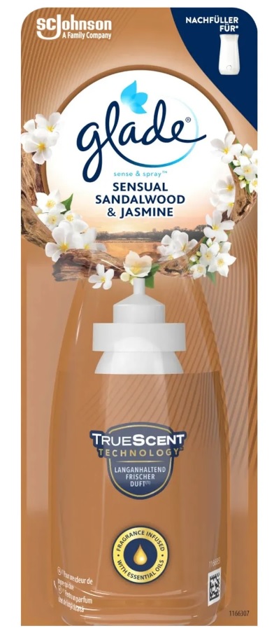 Rezerva Odorizant de Camera, 18 ml  Glade Sense & Spray Sandalwood & Jasmine