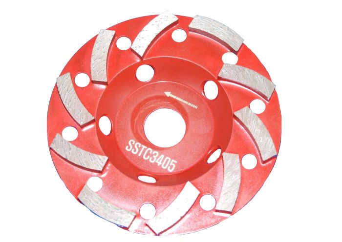 Disc diamantat slefuire beton dur Tudee 125x22.2mm