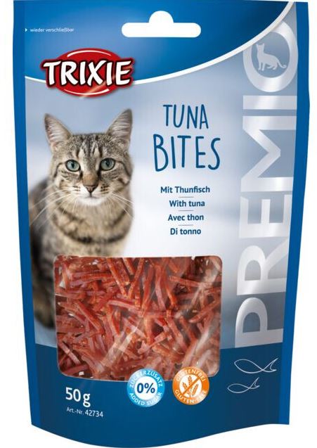 Recompense Pentru Pisici, Premio, Bites Cu Ton Si Pui, 50 g, 42734