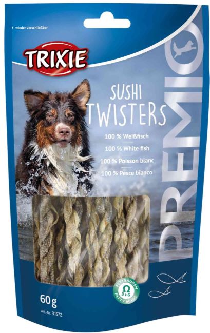 Recompense Pentru Caini, Premio, Sushi Twisters, 60 g, 31572