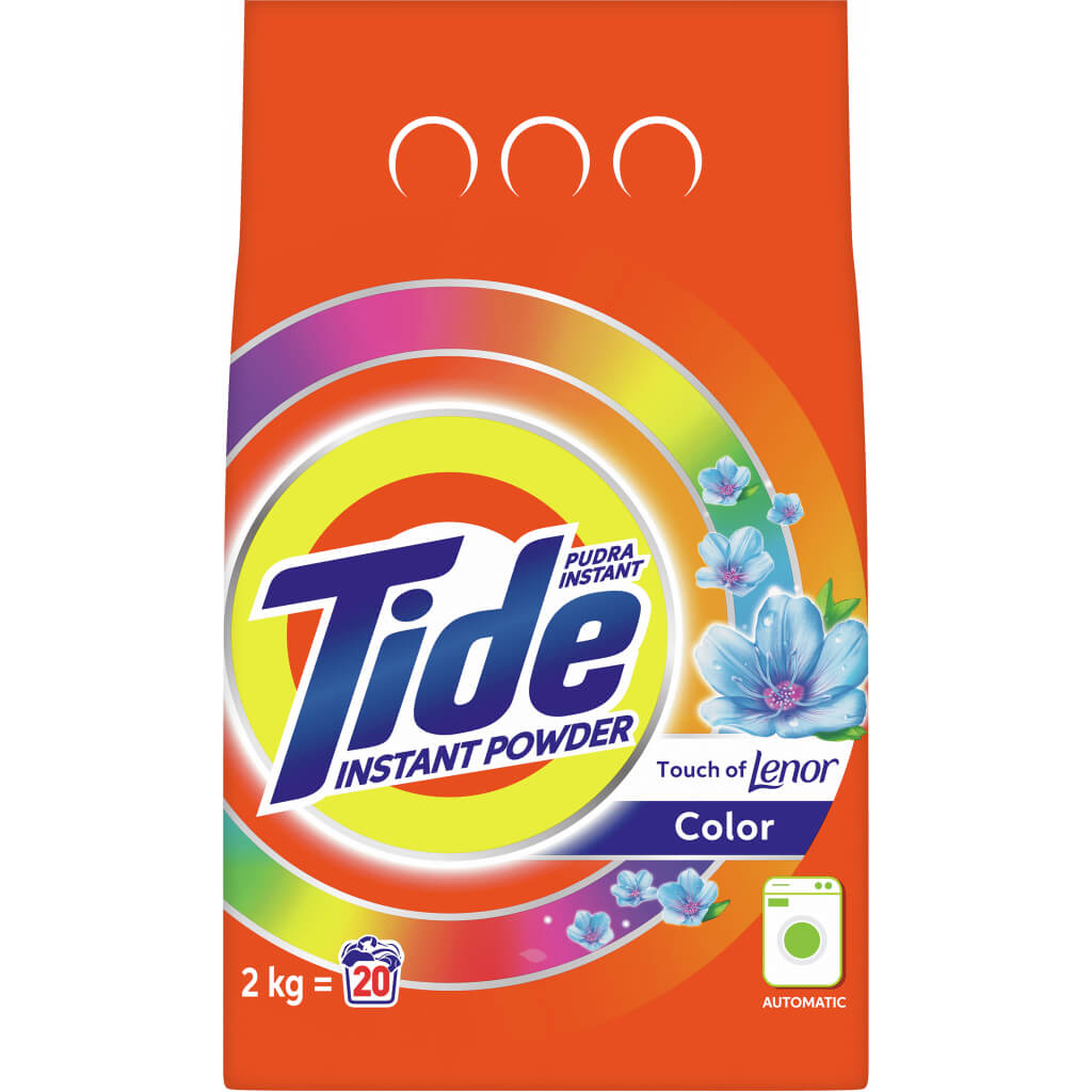 Tide Detergent automat pentru haine/rufe, 2in1 touch of lenor fresh, 2 kg