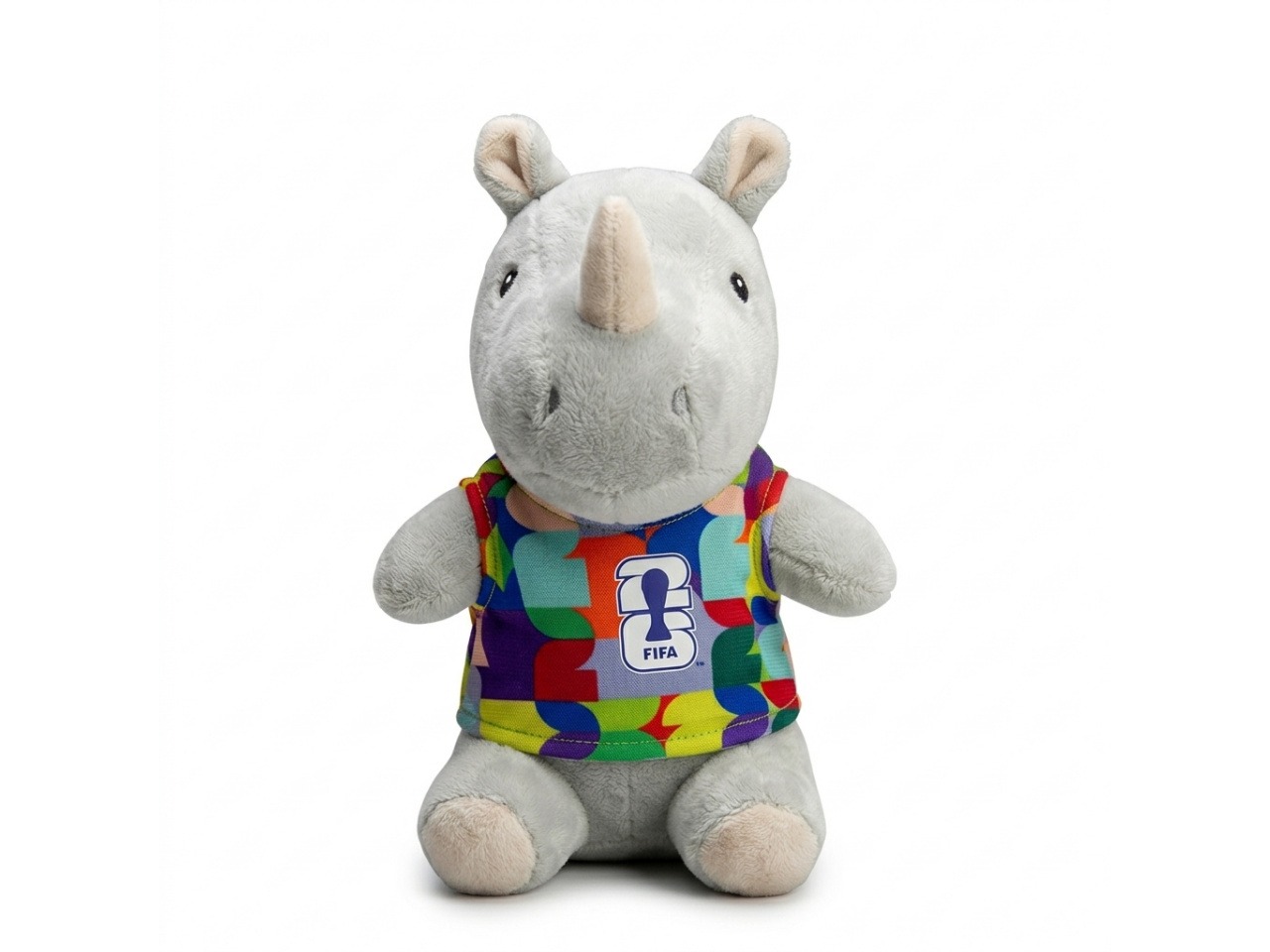 Jucarie Fifa 2026, Rhino Raymond, 27 cm, Gri, Trixie