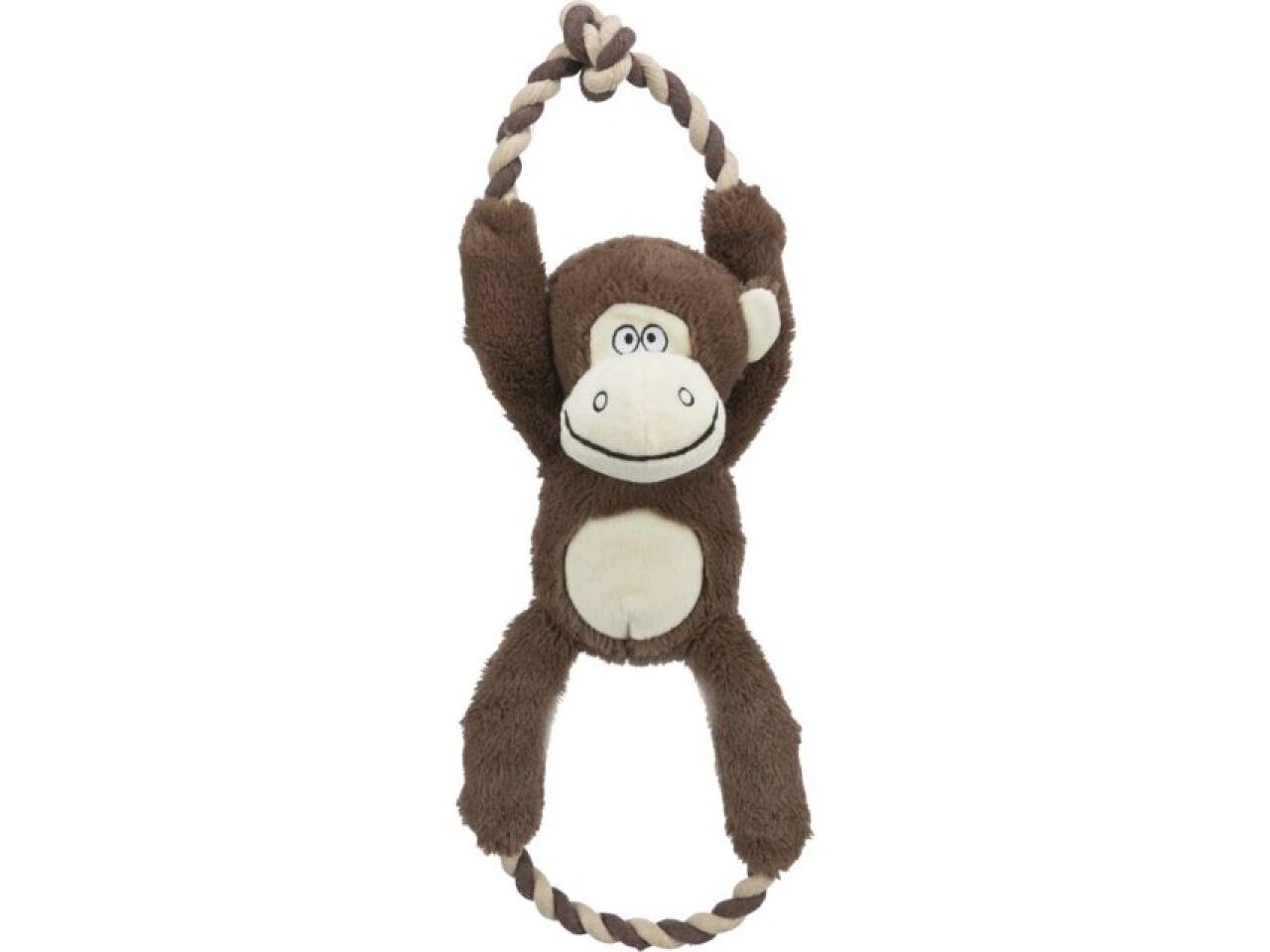 Trixie Jucarie Pentru Caini, Maimuta, Plus/Sfoara, Cu Sunet, 40 cm, 34720