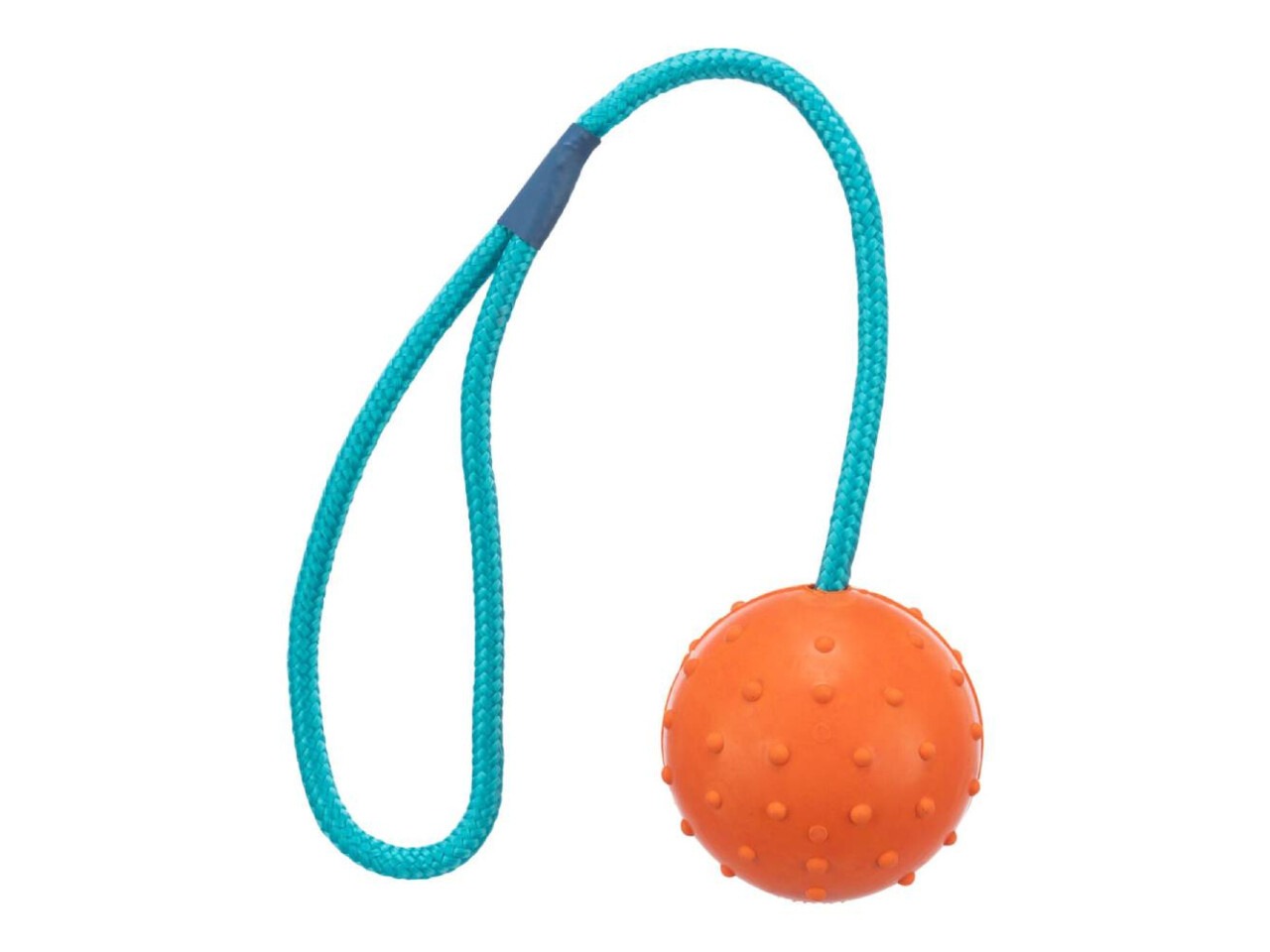 Trixie Jucarie Pentru Caini, Minge Cauciuc Pe Sfoara, 7/30 cm, 3305